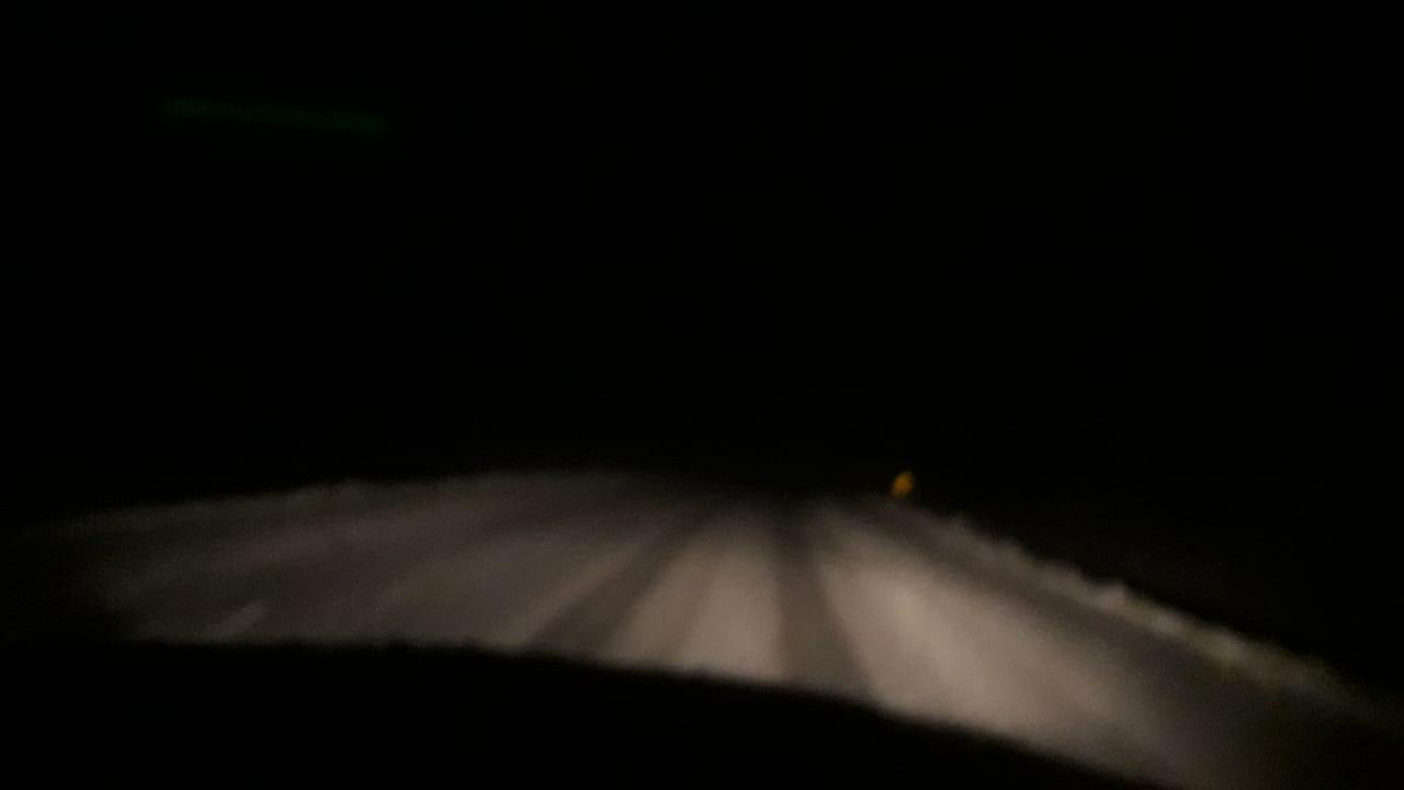 Ruta 40 a Bariloche con extrema precaución por fuertes neviscas
