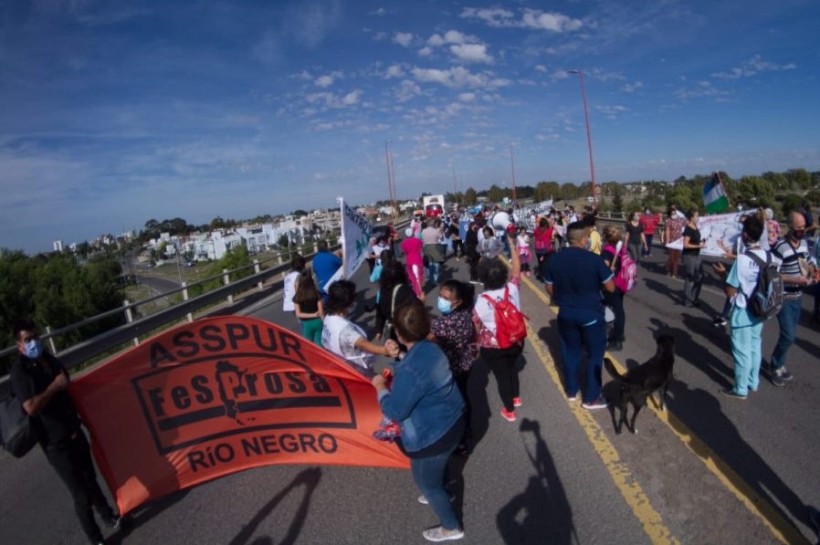 Salud: Paro total este jueves en Río Negro de los trabajadores de Asspur-Fesprosa
