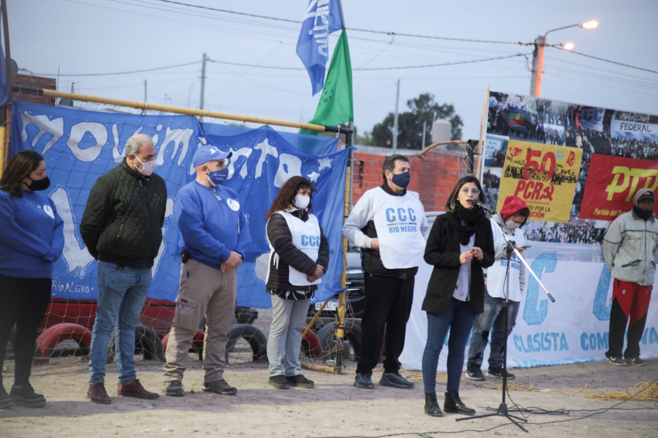 Río Negro: Multitudinario cierre de campaña de los movimientos sociales en Viedma