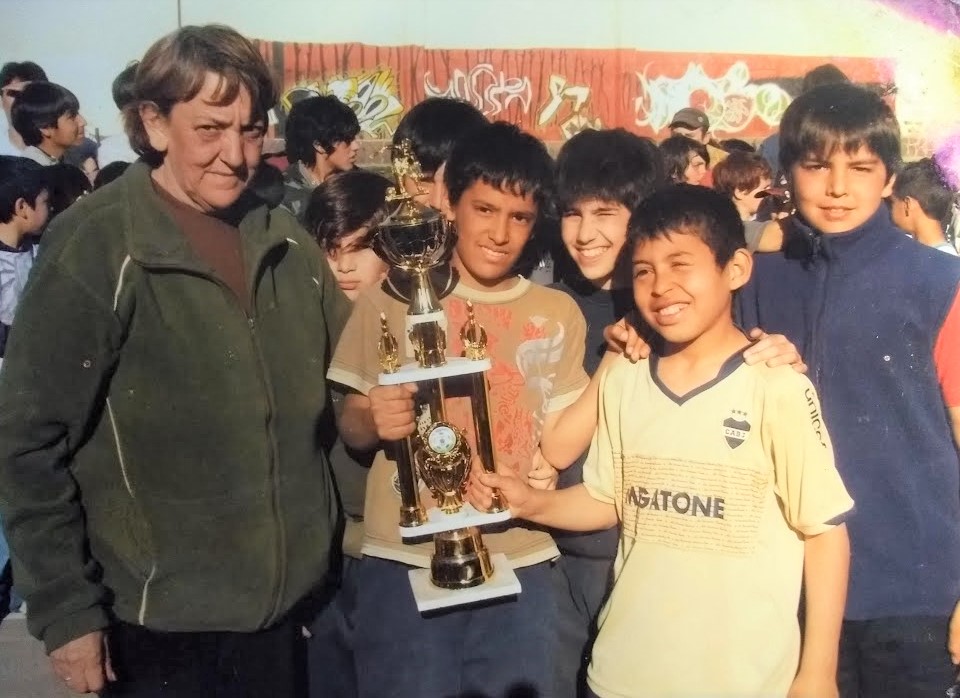 El Bolsón: Nelly Chatruc la dirigente del fútbol infantil del Club Güemes
