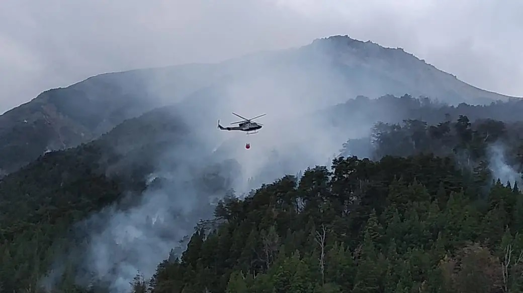 Río Negro: El gobierno trabaja en conjunto en la zona afectada por los incendios