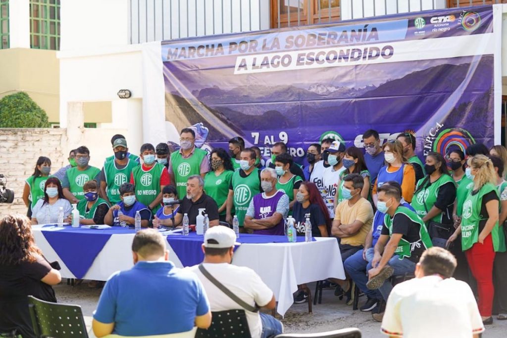 La CTA Autónoma convocó a la marcha masiva de  FIPCA por la liberación de Lago Escondido