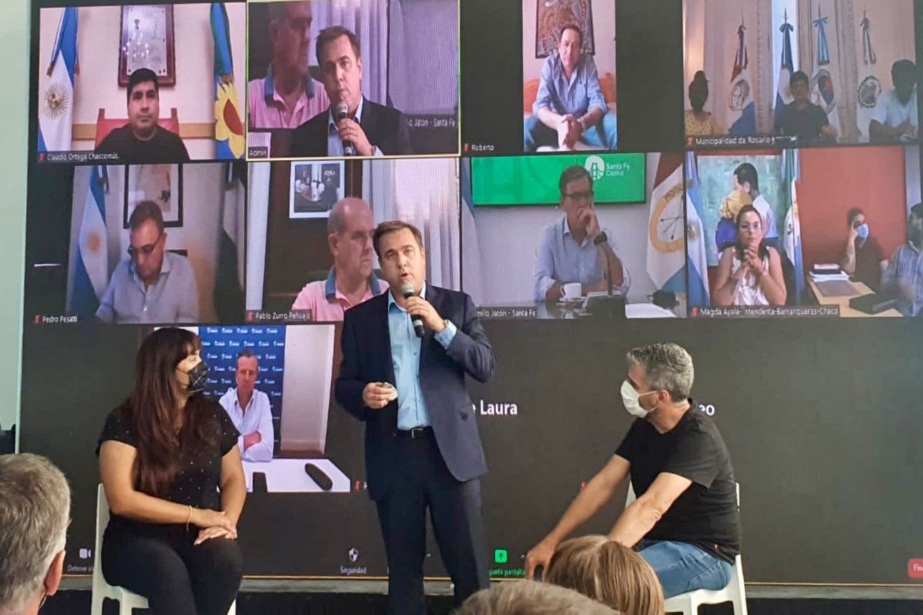 Tecnópolis: El Intendente de El Bolsón mantiene reuniones con funcionarios de Nación