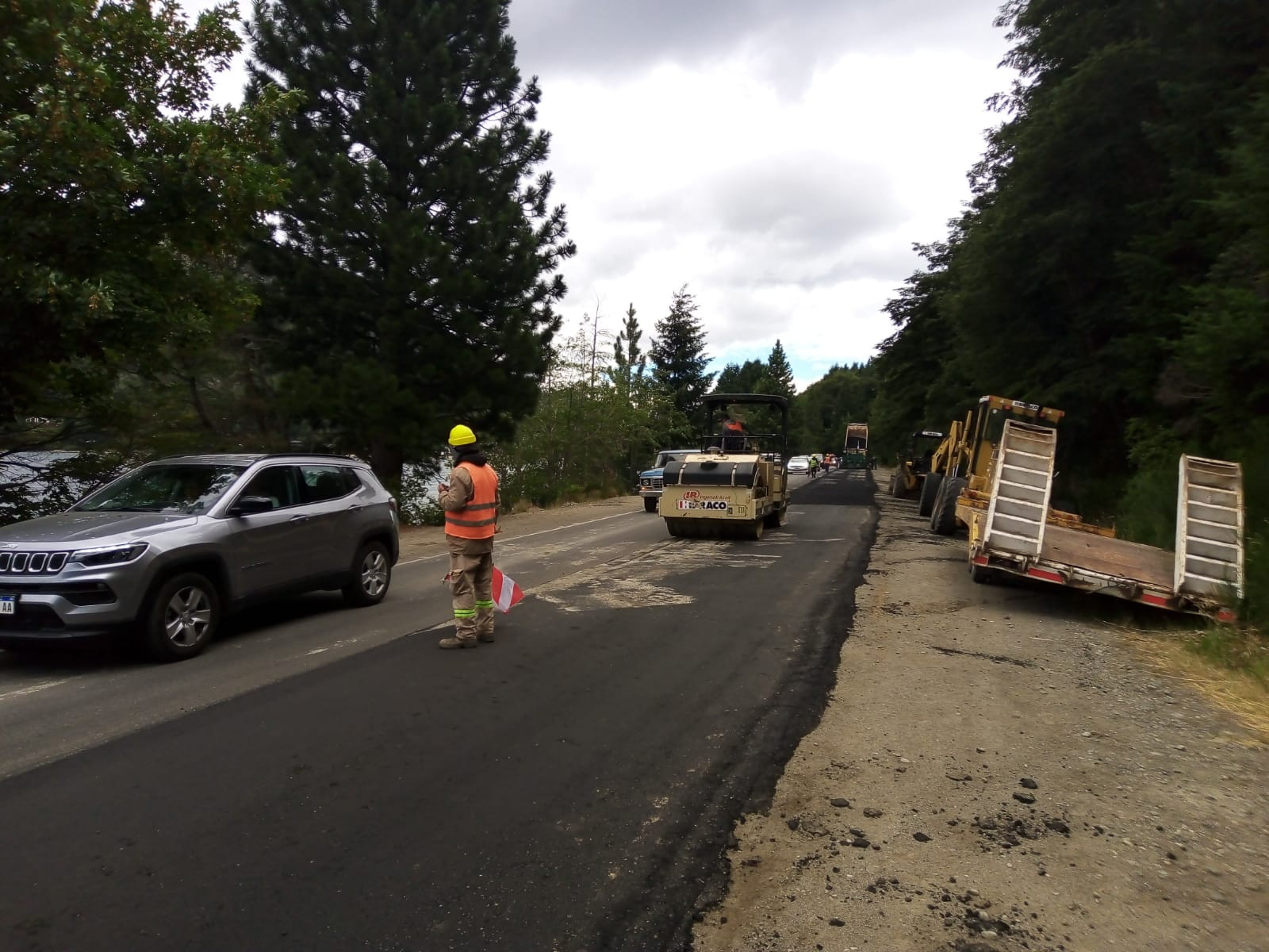 Zona Andina: avanza la obra de mejoramiento de rutas provinciales pavimentadas