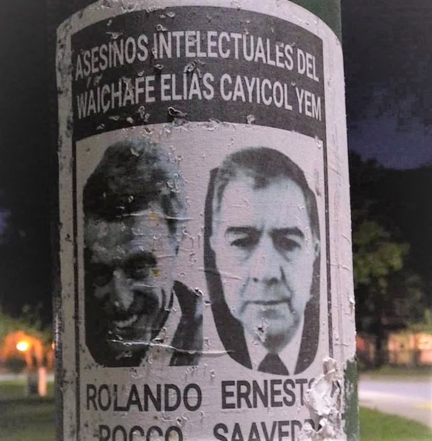 El Bolsón: Aparecieron panfletos sobre Cuesta del Ternero con la leyenda «asesinos intelectuales»