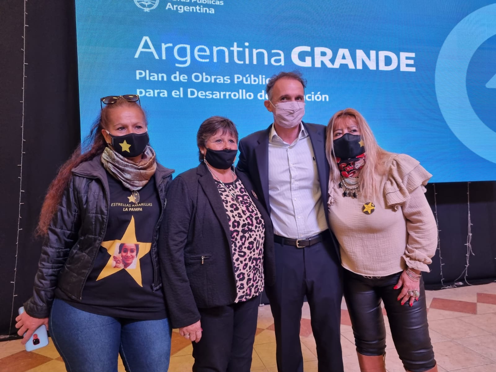 La Ong Estrellas Amarillas de La Pampa concretó un encuentro con el ministro Katopodis