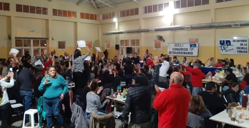 Río Negro: UnTER rechazó la oferta del 26% y lanzó un paro de 96 horas