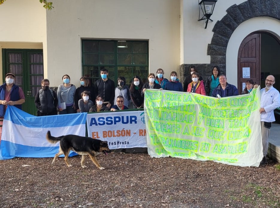 Río Negro: Trabajadores Hospitalarios en Asspur protestaron en toda la provincia y habrá retención de servicios