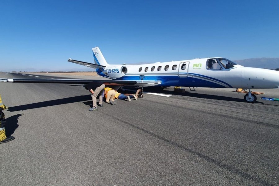 El gobierno de Río Negro difundió hoy el informe técnico sobre el incidente del avión provincial en Salta