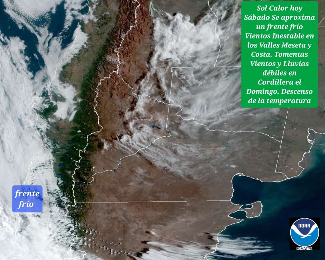 El Clima: Hay alerta para la región por fuertes vientos