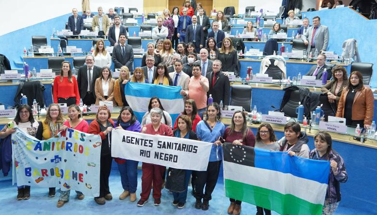 Río Negro: Aprobaron ley que regula el ejercicio profesional de agentes sanitarios