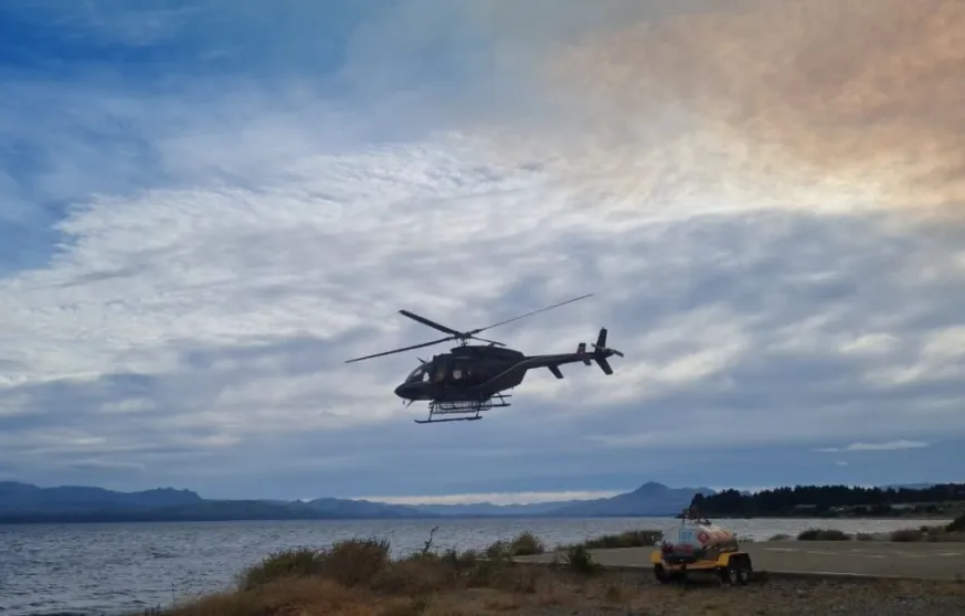 Parque Nacional Nahuel Huapi: Incendio forestal en Brazo Tristeza