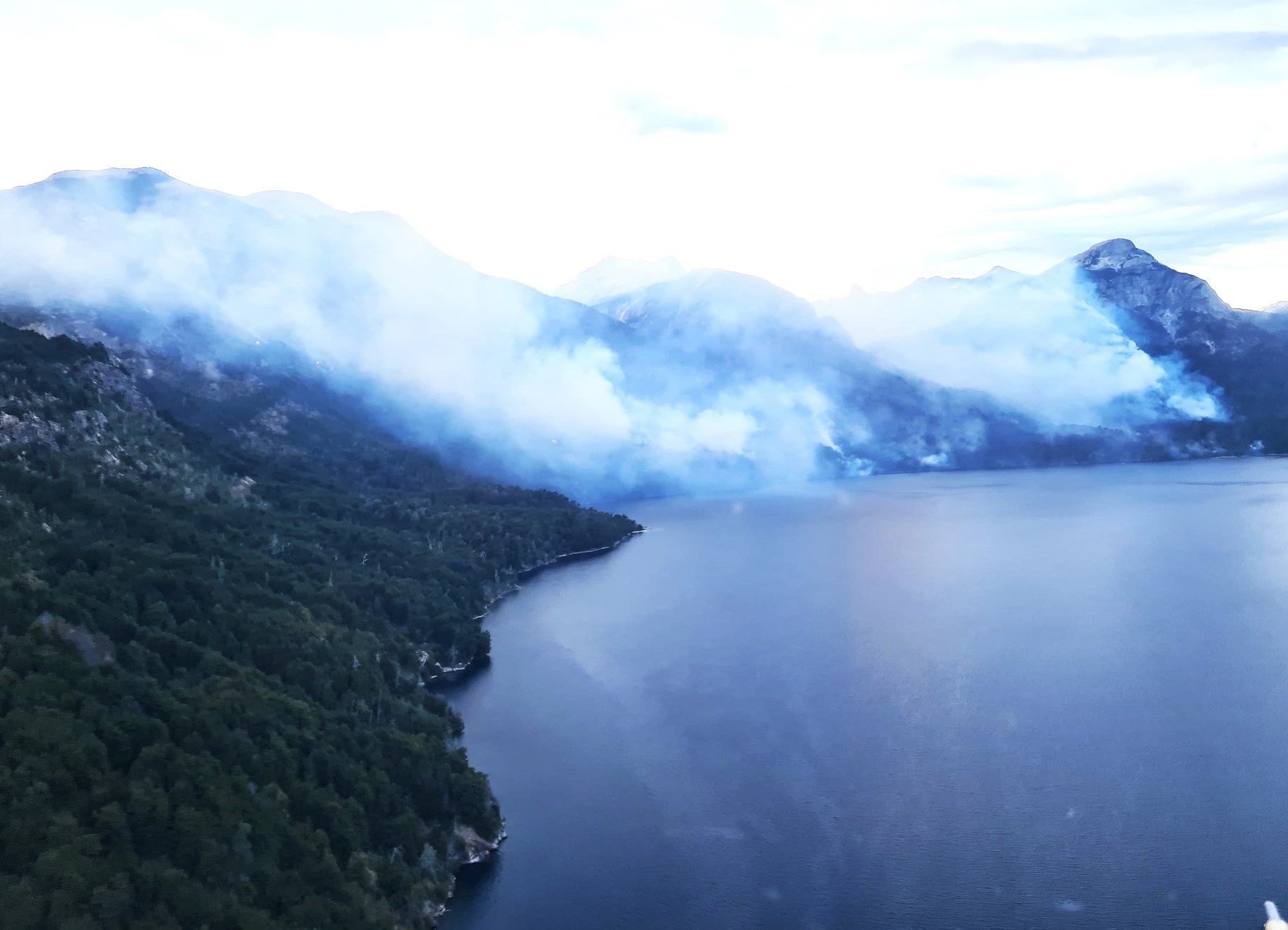 Río Negro: El fuego continúa activo y lleva consumido más de 500 has en el Brazo Tristeza