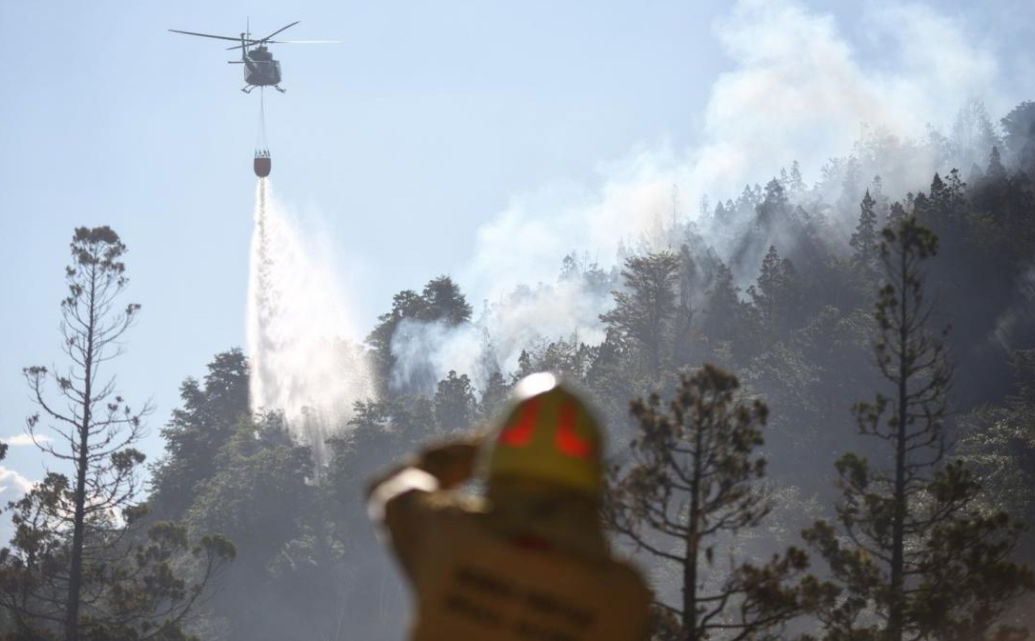Los Alerces: El ministro de Salud Sergio Wisky dijo que el incendio genera tristeza y bronca ver la naturaleza rota