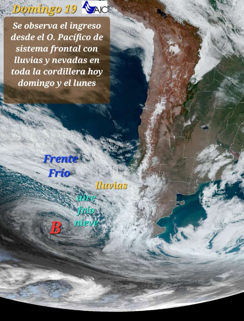 Clima: Alerta por nevadas en la región para este lunes
