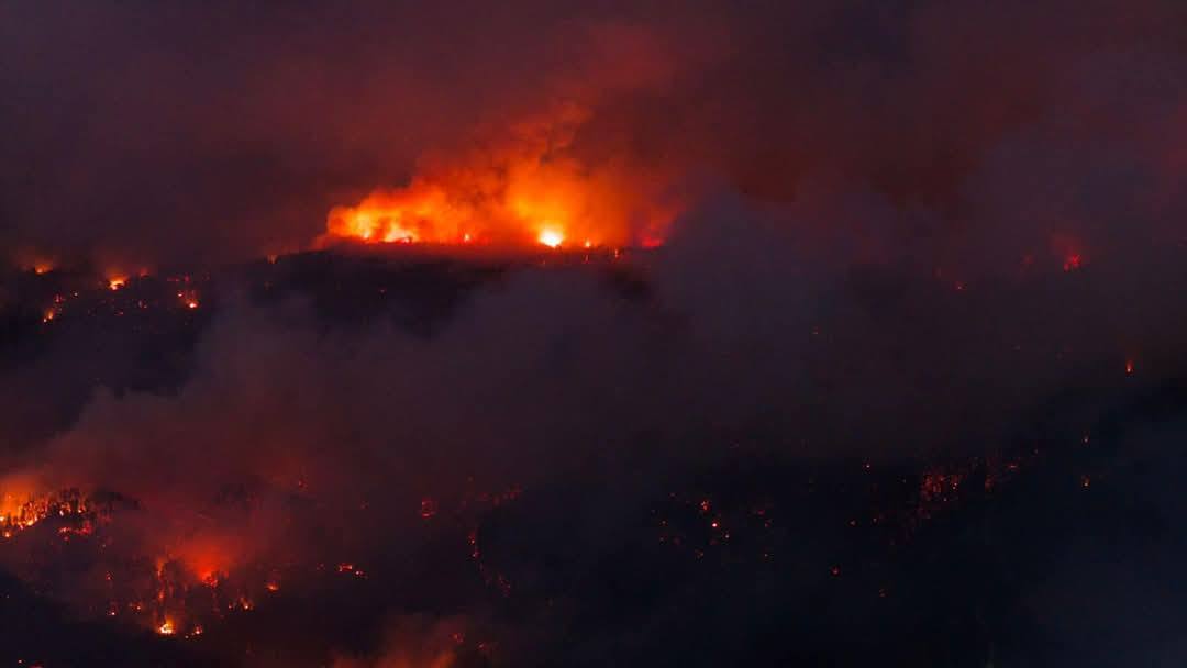 El Bolsón: más de 1600 hectáreas devoradas por un incendio forestal