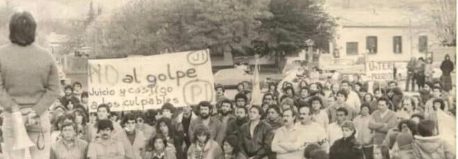 democracia 1983 El bolson